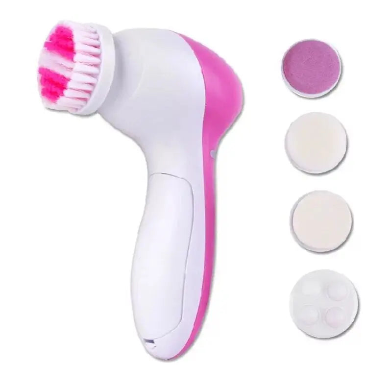 Limpiador Facial Eléctrico 5 en 1 — Limpieza Profunda, Puntos Negros y Masaje Facial