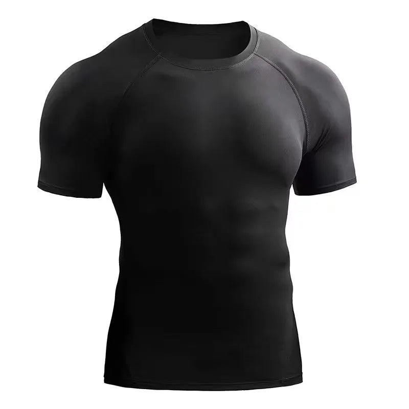 Camiseta Deportiva Hombre Manga Corta — Secado Rápido y Transpirable