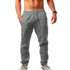 Pantalón Baggy Hombre Algodón y Lino — Cómodo y Transpirable