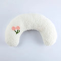 Almohada en U para Mascotas — Soporte Cervical Suave y Lavable