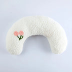 Almohada en U para Mascotas — Soporte Cervical Suave y Lavable