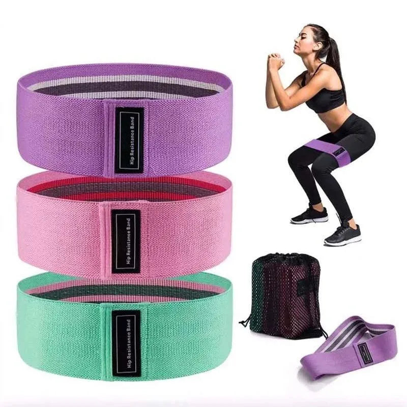 Bandas de Resistencia para Fitness y Yoga — Tonifica Glúteos y Piernas en Casa