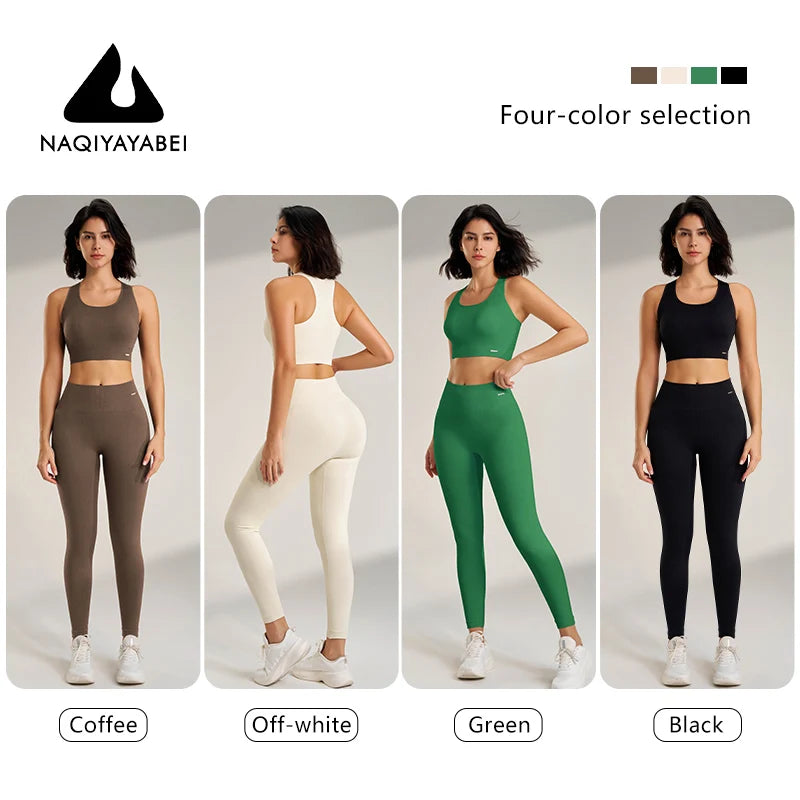 Conjunto Deportivo Mujer 2 Piezas — Top y Leggins de Yoga