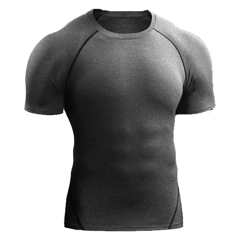 Camiseta Deportiva Hombre Manga Corta — Secado Rápido y Transpirable